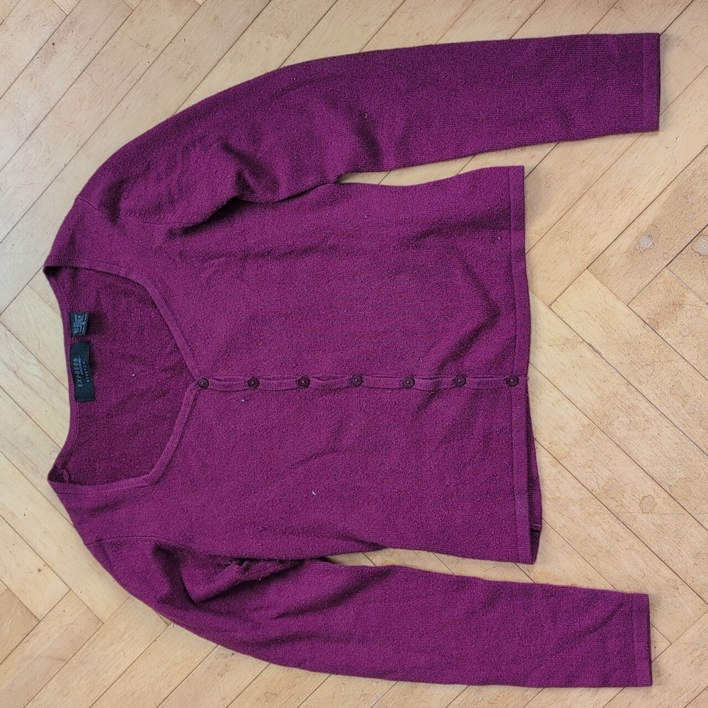 Magenta Express silk/cashmere cardigan size S